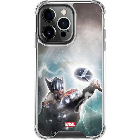 Marvel Thor Mighty Thor iPhone 15 Pro Clear Case